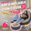 SOFA INFLABLE CON COJIN sofa inflable con cojin de consiguelotienda.com