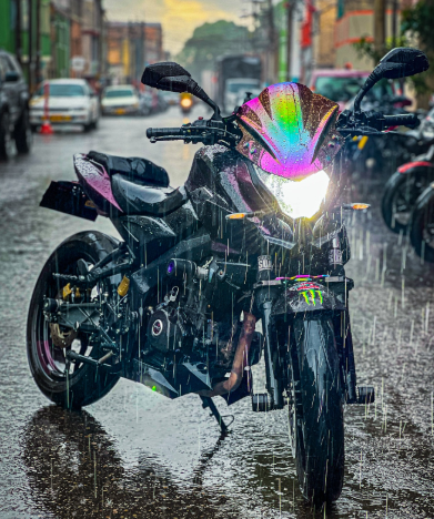 💦¡Impermeable, incluso en carretera mojada!💦