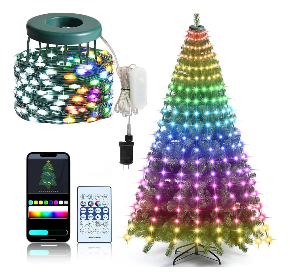 🎄 Luces LED Únicas y programables para Arbolito