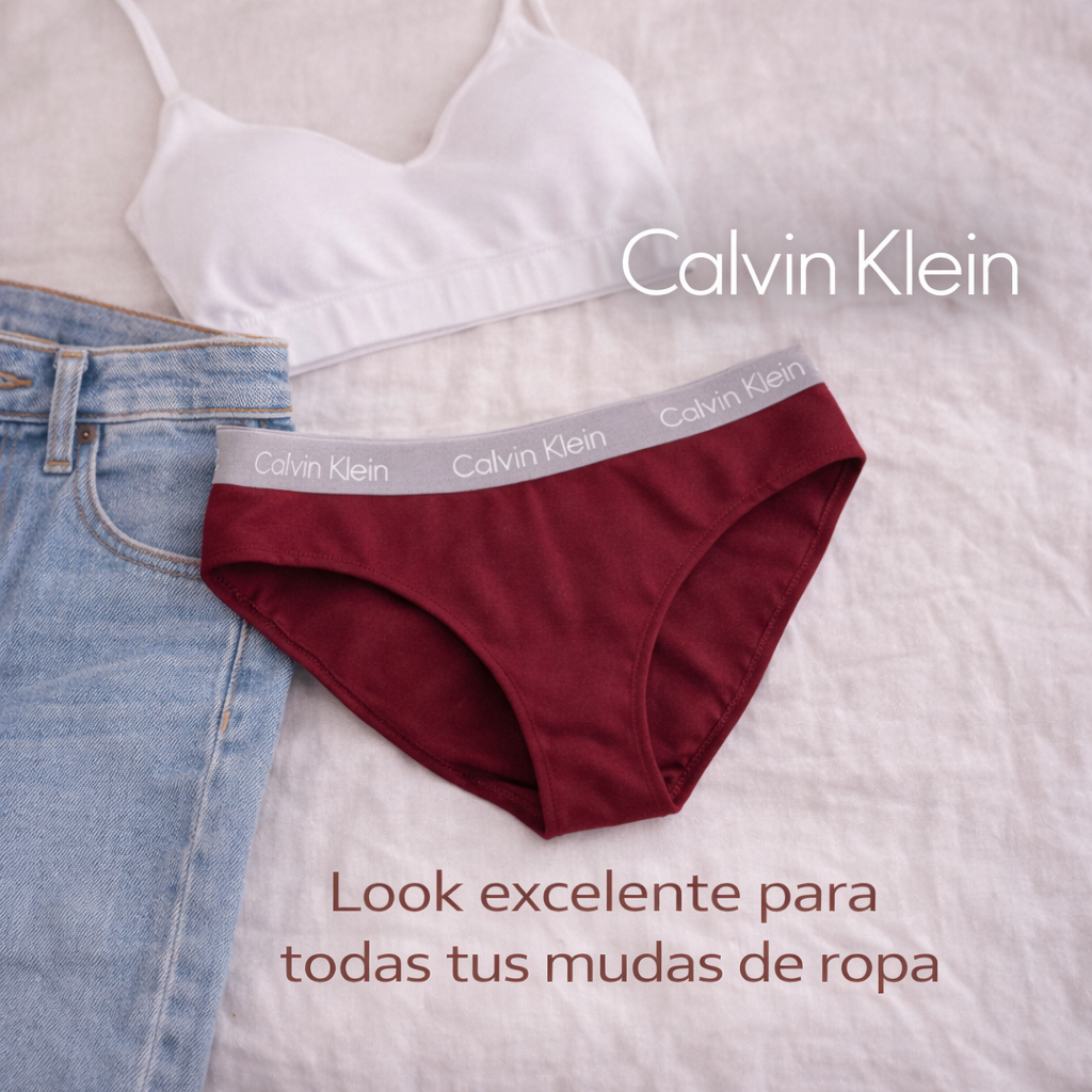 Combo 6 Pantys + Brasier para Dama Calvin Klein🌹