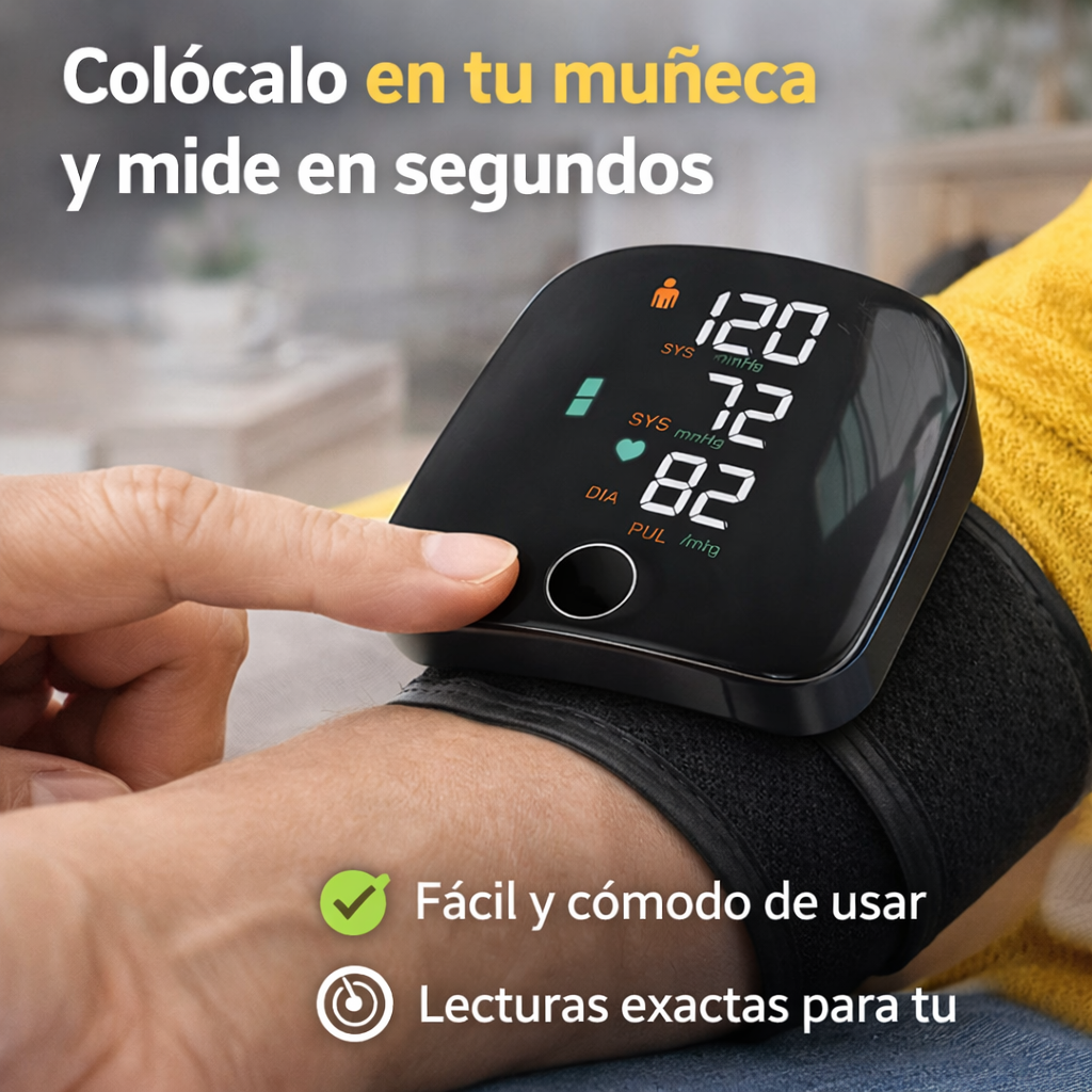 🩺 Medición precisa de presión arterial y pulso 🩺