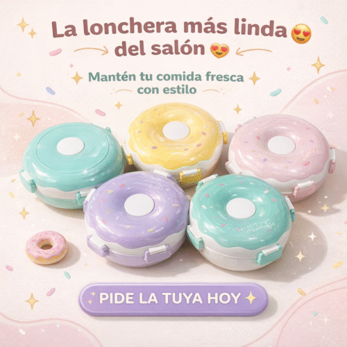 Lonchera de alimentos perfecta para regreso a clases 🏫