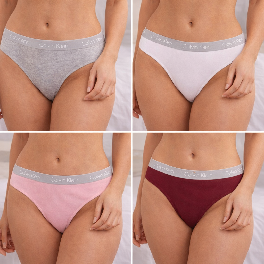 Combo 6 Pantys + Brasier para Dama Calvin Klein🌹