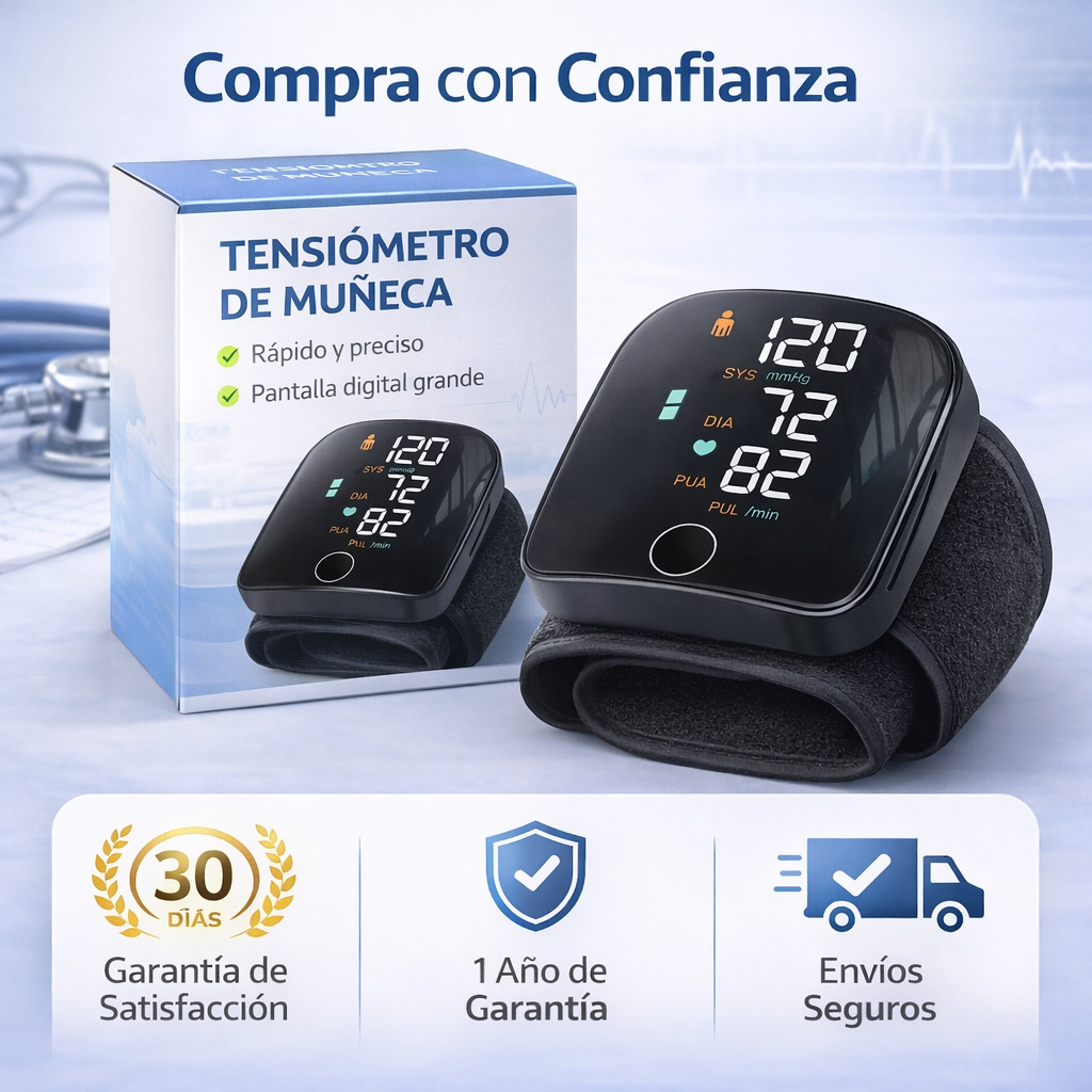 Tensiómetro Digital - Mide la Presión Arterial y Pulso 🧑‍⚕️